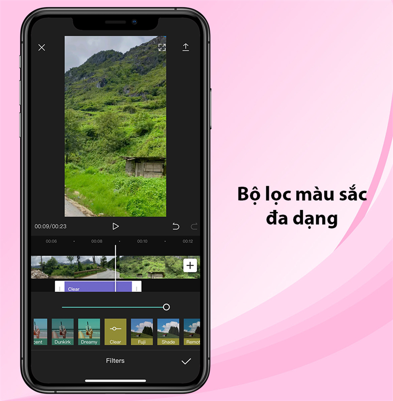 CapCut Phân loại màu video dễ dàng bằng cách áp dụng các bộ lọc khác nhau