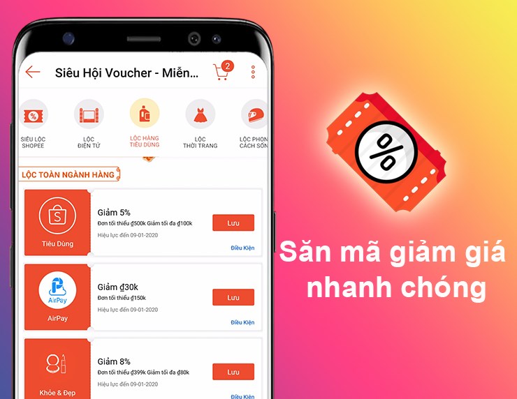 tải shopee săn mã giảm giá